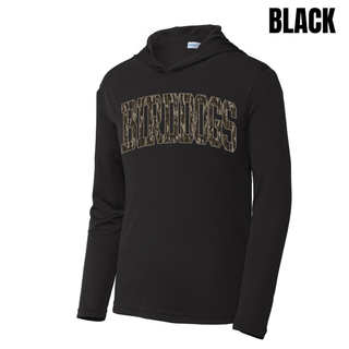 Birddogs Basketball Camo PosiCharge Competitor Hoodie in black