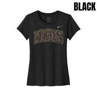 Birddogs Basketball Camo Women's rLegend Tee in Black with camo BIRDDOGS lettering on chest