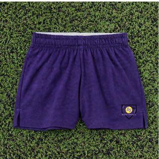 Additional view of the Bomb Squad Pocket Power Softball Jersey Knit Squad Shorts with Pocket Power softball artwork
