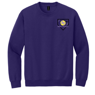 Alternate view of the Bomb Squad Pocket Power Softball Top with Pocket Power softball artwork