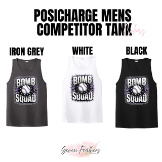 Bomb Squad Shattered Softball men’s PosiCharge Competitor tank color options