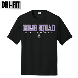 Bomb Squad Softball Dri-Fit Performance Top in Black