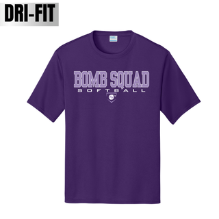 Bomb Squad Softball Dri-Fit Performance Top in Purple