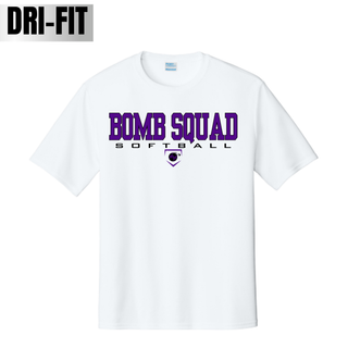 Bomb Squad Softball Dri-Fit Performance Top in White