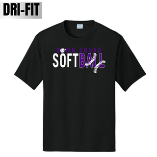 Bomb Squad Softball Split Stitch Dri-Fit Performance Top - color options
