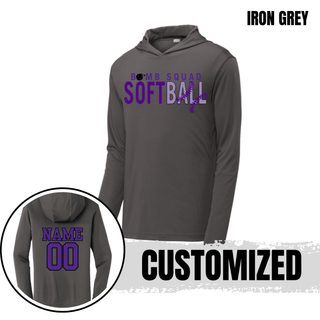 Bomb Squad Softball Split Stitch PosiCharge Competitor Hoodie - front view