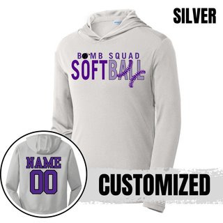 Bomb Squad Softball Split Stitch PosiCharge Competitor Hoodie - detail view