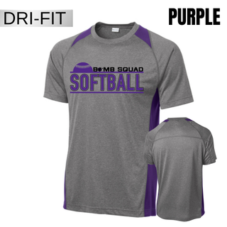 Bomb Squad Softball Underline Colorblock Contender Top - color options