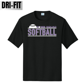 Bomb Squad Softball Underline Dri-Fit Performance Top - color options