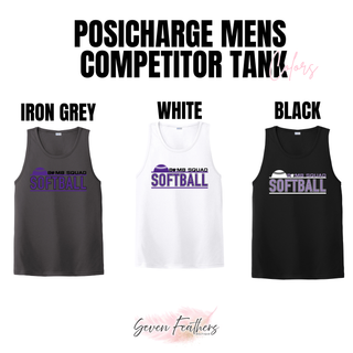 Bomb Squad Softball Underline Men's PosiCharge Competitor Tank - color options