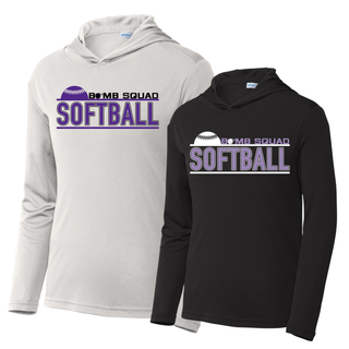 Bomb Squad Softball Underline PosiCharge Competitor Hoodie - front view
