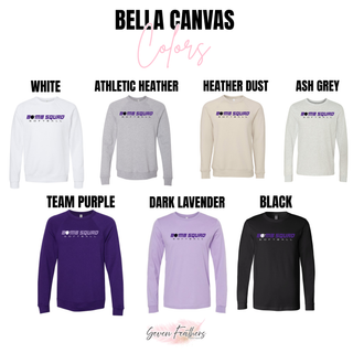 Bomb Squad Velocity Softball Bella Canvas apparel color options
