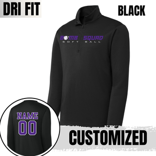 Bomb Squad Velocity Softball PosiCharge Competitor quarter-zip alternate color