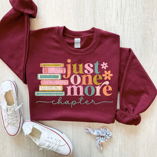 Just One More Chapter Graphic Crewneck Sweatshirt