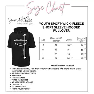 Bucks Baseball Fleece Short Sleeve Hooded Pullover Option 2