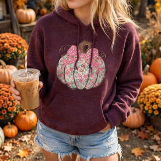 Daily Deal Floral Bow Pumpkin Top