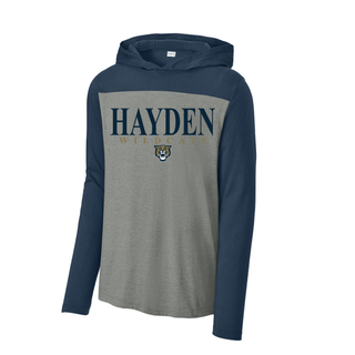Hayden Wildcats Classic Stack Spirit Shirt Topeka - grey navy Sport-Tek Halftime Long Sleeve Hoodie
