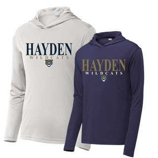 Hayden Wildcats Classic Stack Spirit Shirt Topeka - silver navy Sport-Tek PosiCharge Competitor Hoodie
