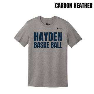 Hayden Wildcats Cross Basketball Men's rLegend Tee - Carbon Heather Product View
