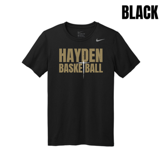 Hayden Wildcats Cross Basketball Men's rLegend Tee - Additional Product View