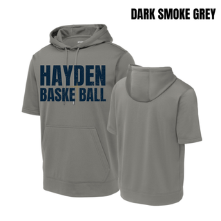 Hayden Wildcats Cross Basketball Short Sleeve Hooded Pullover - Additional Product View
