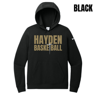 Hayden Wildcats Cross Basketball Women's Club Fleece Pullover Hoodie - Additional Product View