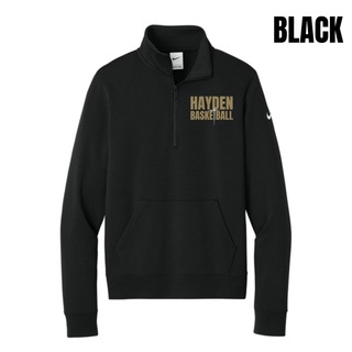 Hayden Wildcats Cross Basketball Women's Fleece Half-Zip - Additional Product View