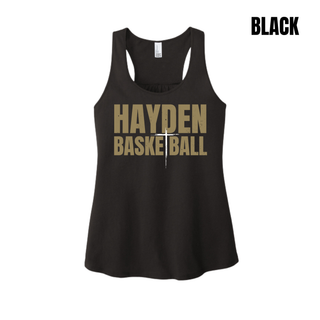 Hayden Wildcats Cross Basketball Women's Racerback Tank - Additional Product View