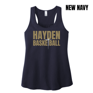 Hayden Wildcats Cross Basketball Women's Racerback Tank - Additional Product View