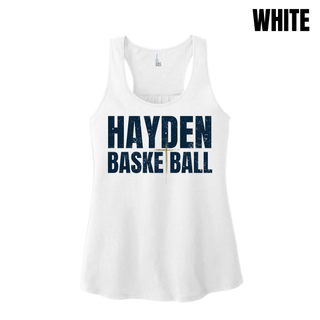 Hayden Wildcats Cross Basketball Women's Racerback Tank - Additional Product View
