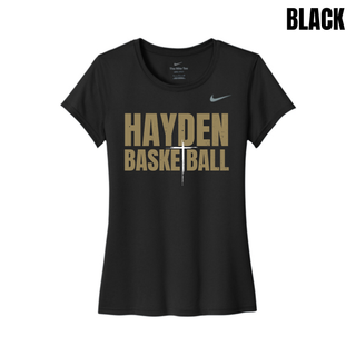 Hayden Wildcats Cross Basketball Women's rLegend Tee - Additional Product View