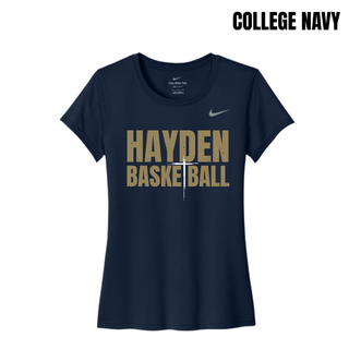 Hayden Wildcats Cross Basketball Women's rLegend Tee - Additional Product View