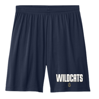 Hayden Wildcats Fan Staple Performance Short Topeka Kansas - Navy
