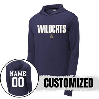 Hayden Wildcats Fan Staple PosiCharge Competitor Hoodie Topeka Kansas - True Navy Custom Name Number
