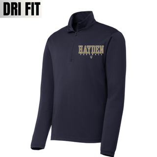 Hayden Wildcats Football Classic Dri-Fit Quarter Zip in navy
