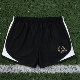 Hayden Wildcats Football Helmet Crest Cadence Performance Short in black and white on football turf
