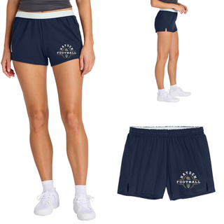 Hayden Wildcats Football Helmet Crest Jersey Knit Squad Short - Navy women's lifestyle and flat
