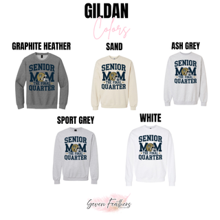Hayden Wildcats Football Senior Mom helmet top Gildan color chart graphite heather sand ash grey sport grey white
