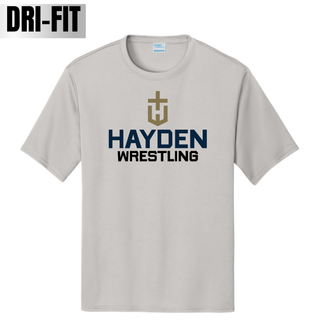 Hayden Wildcats Wrestling Cross Crest performance tee - additional product view