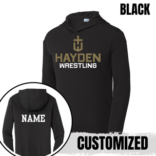 Hayden Wildcats Wrestling Cross Crest PosiCharge hooded pullover - additional product view