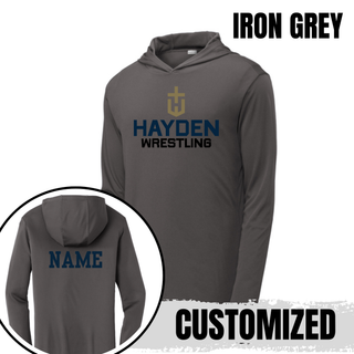 Hayden Wildcats Wrestling Cross Crest PosiCharge hooded pullover - additional product view