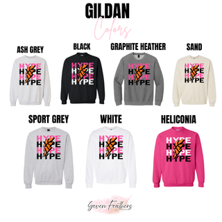 Hype Basketball Lightning Bolt Top Gildan color options