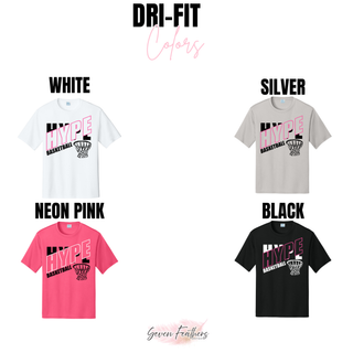 Hype Basketball Net Dri-Fit Performance Tee Colors