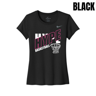 Hype Basketball Net Women's rLegend Tee in Black