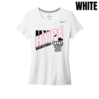 Hype Basketball Net Women's rLegend Tee in White