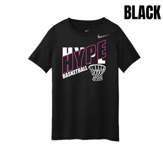 Hype Basketball Net Youth rLegend Tee in Black