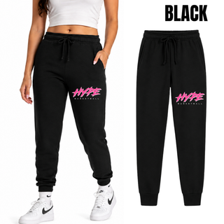 Hype Basketball Script Core Fleece Joggers in Black