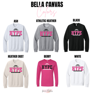 Hype Basketball Varsity Top Bella Canvas color options