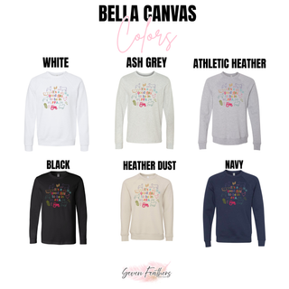 It's a good day to be in ag top long sleeve and crewneck color options including white ash grey athletic heather black heather dust and navy