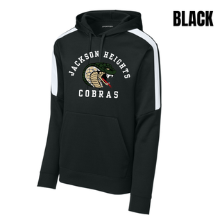 Jackson Heights Cobras Arched Logo Fan Favorite Hoodie in black